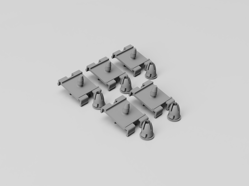 Mercedes CLK W202 W203 W208 W210 Clip Karosserie Schweller Zierleiste Keder (A0019888081)
