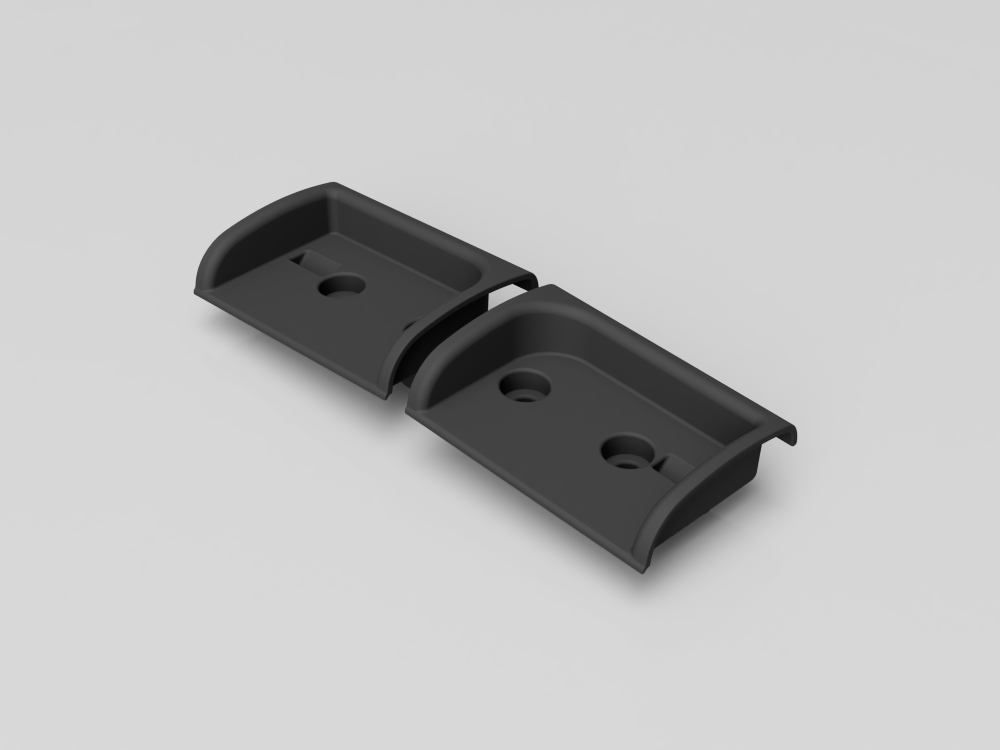 Audi 100 C4 A6 Aufnahme Halterung Laderaumabdeckung Rollo 4A9867433 / 4A9867434