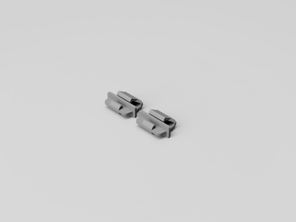 Audi A8 D2 Heckstoßstang Clip Chromleiste (4D0807249)
