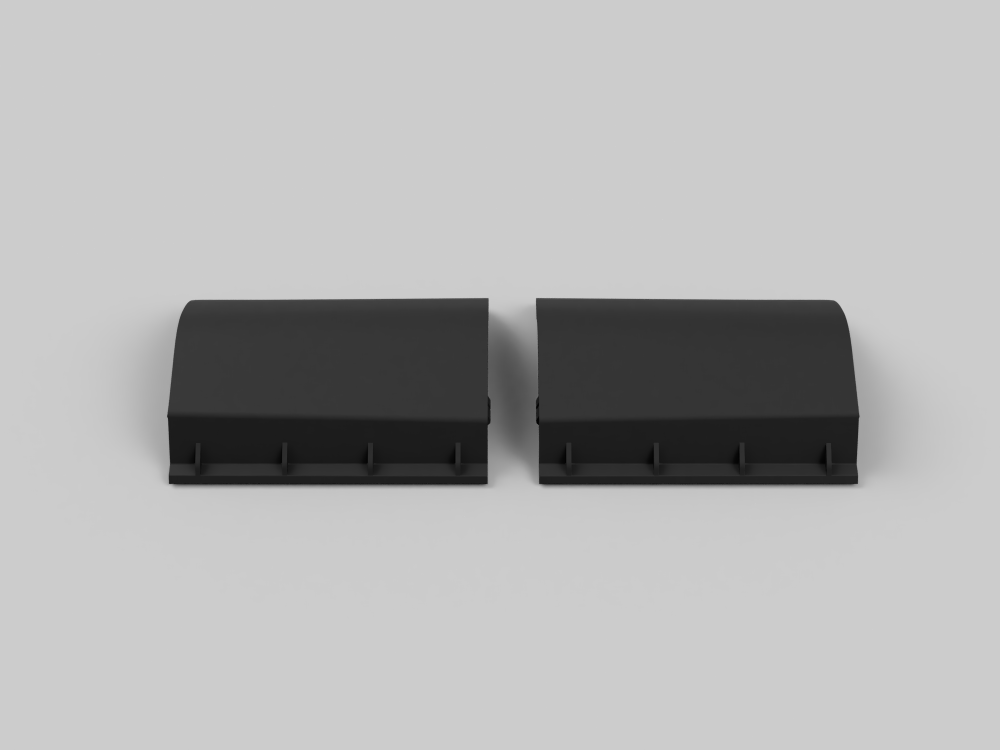 VW Passat B6 R-Line Rear Sill Cover Jack Point Cap (3C0853657 / 3C0853658)